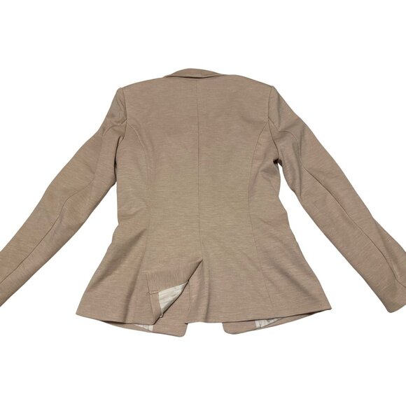 H&M Brand Light Pink Jacket w/Striped Lining Polyester Blend Women's Size 6 - Picture 3 of 13